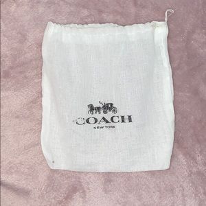 Coach white bag